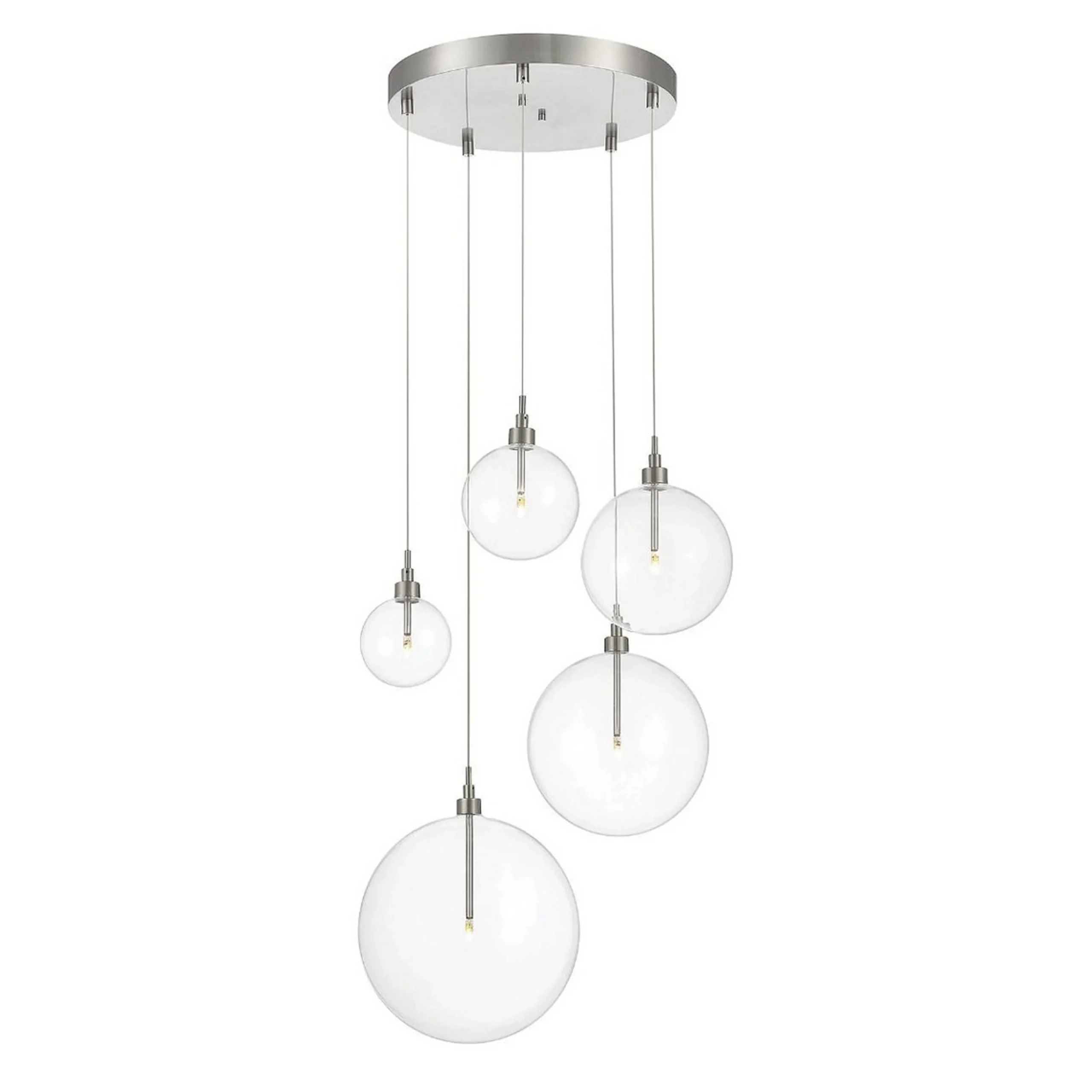 Dream Bubble Hand-Blown Globe Chandelier - Cluster