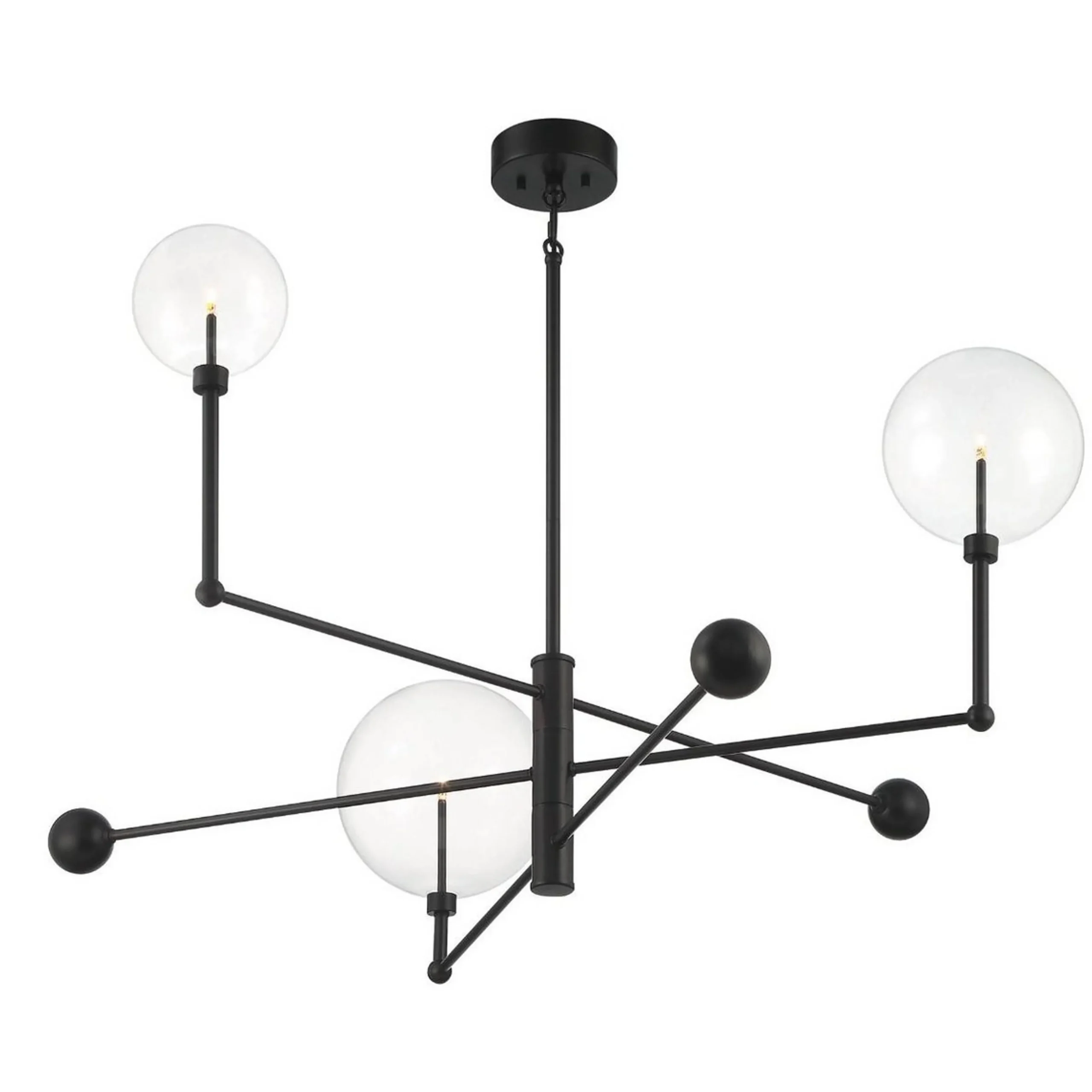 Dream Bubble Hand-Blown Globe Chandelier - Radial