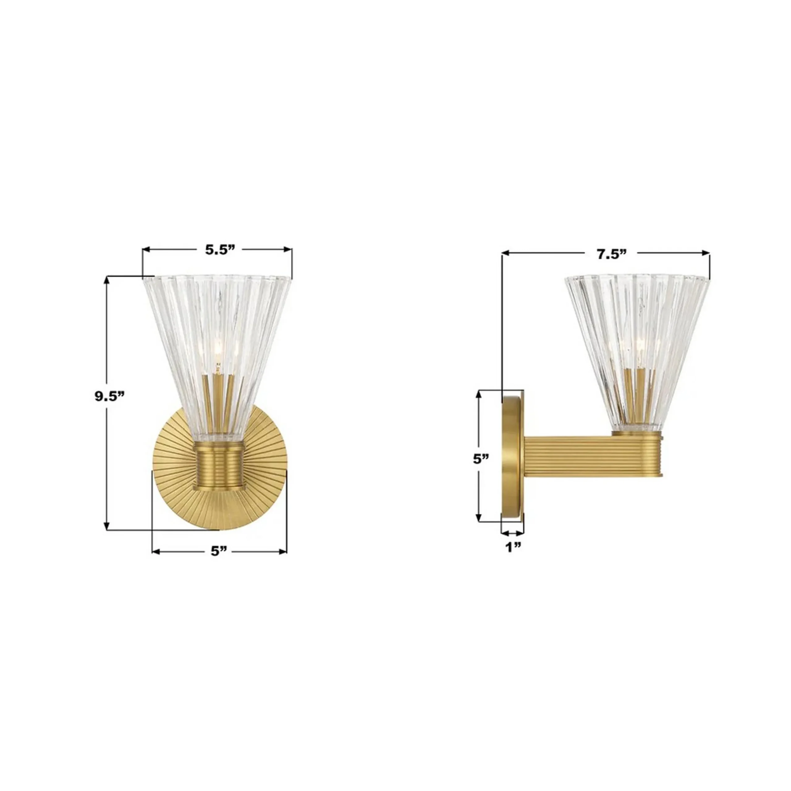Drewsey Bath Sconce - 1 Light