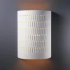Drip Dot Ceramic Outdoor Sconce - Large - Bisque