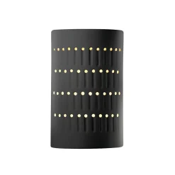 Drip Dot Ceramic Outdoor Sconce - Small - Matte