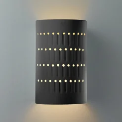 Drip Dot Ceramic Outdoor Sconce - Small - Matte
