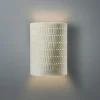 Drip Dot Ceramic Outdoor Sconce - Large - Crackle