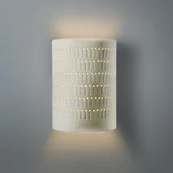 Drip Dot Ceramic Outdoor Sconce - Large - Crackle