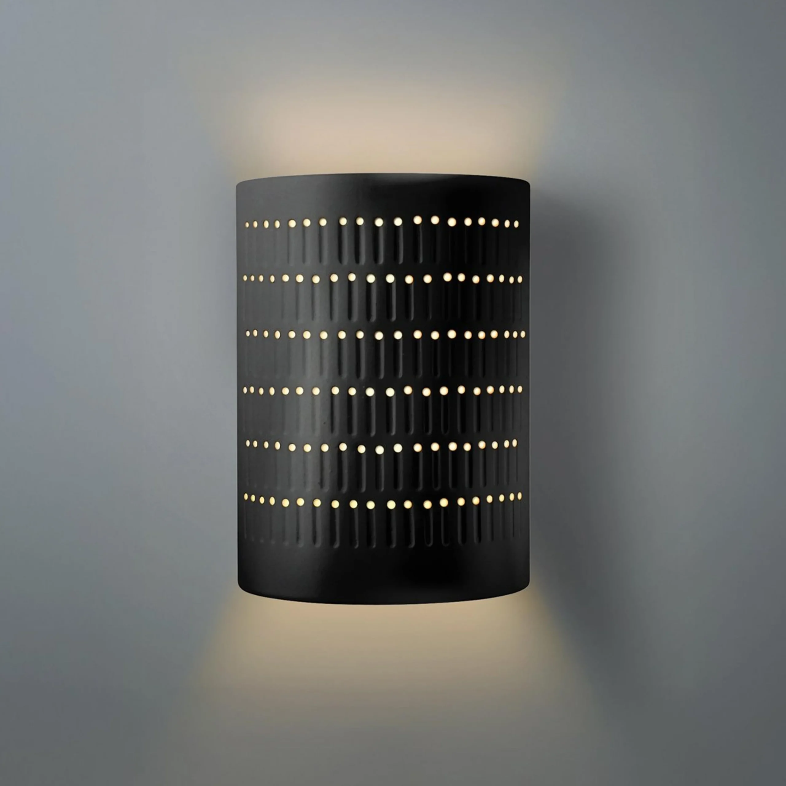 Drip Dot Ceramic Outdoor Sconce - Large - Matte