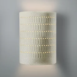 Drip Dot Ceramic Sconce - Large - Crackle