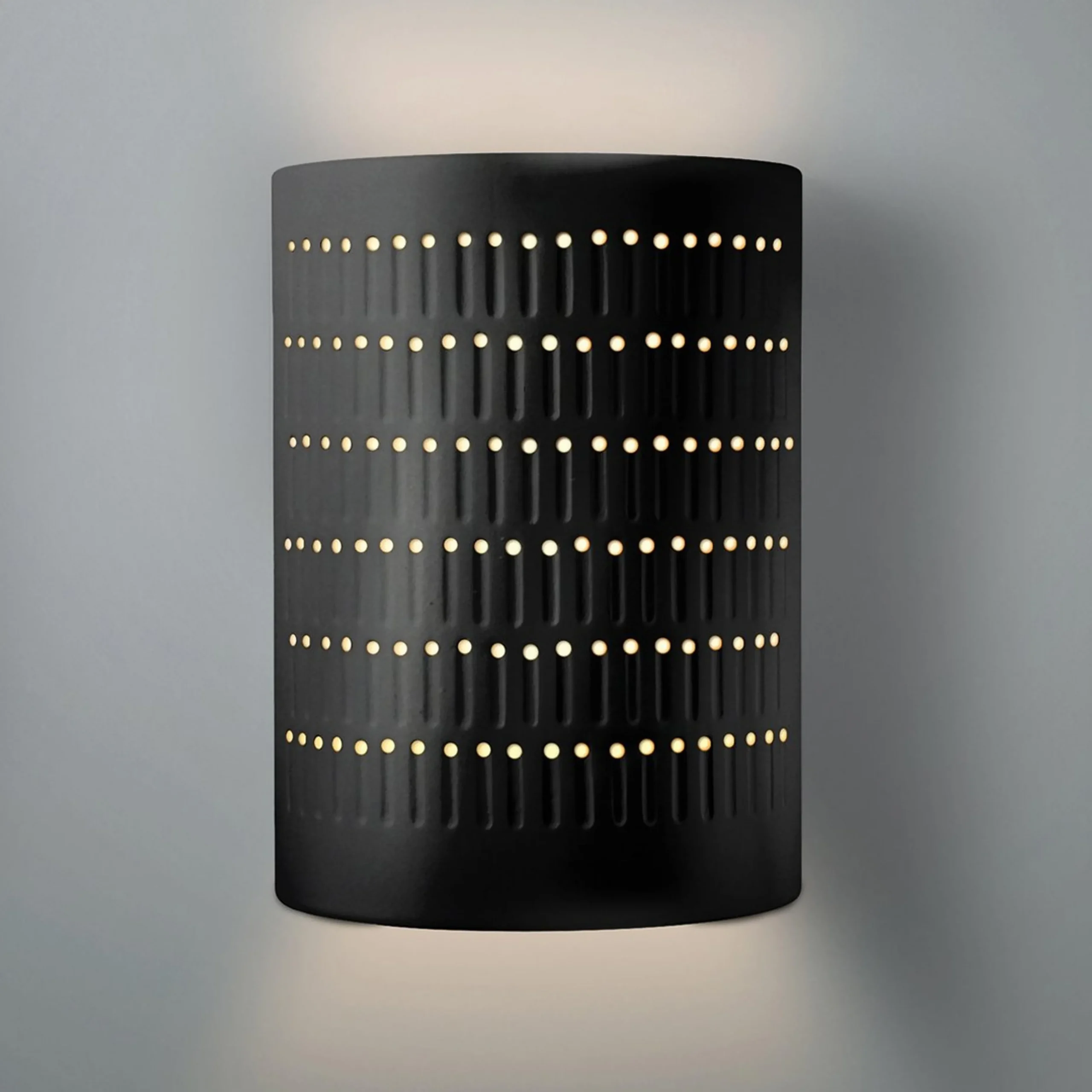 Drip Dot Ceramic Sconce - Large - Matte