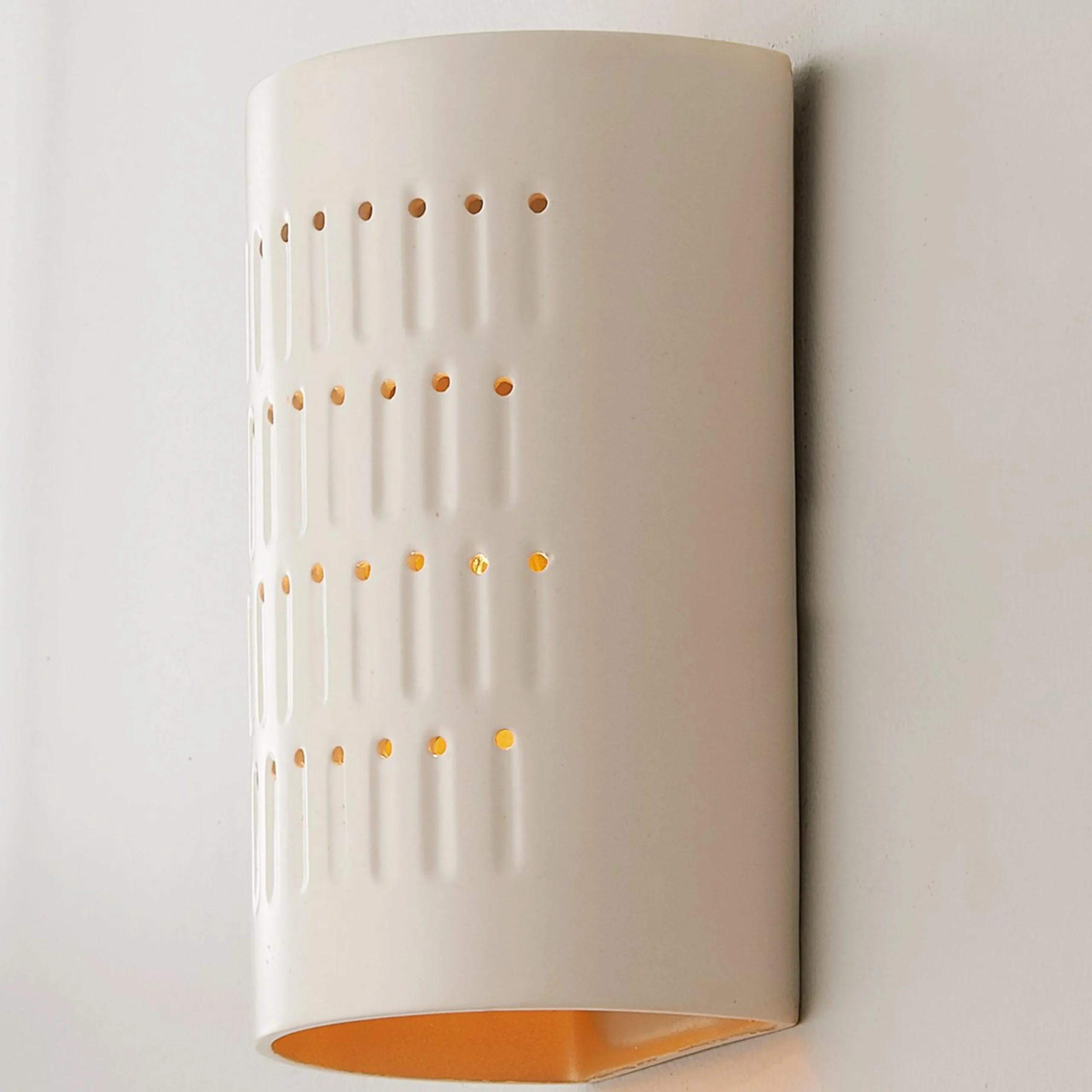 Drip Dot Ceramic Sconce - Small