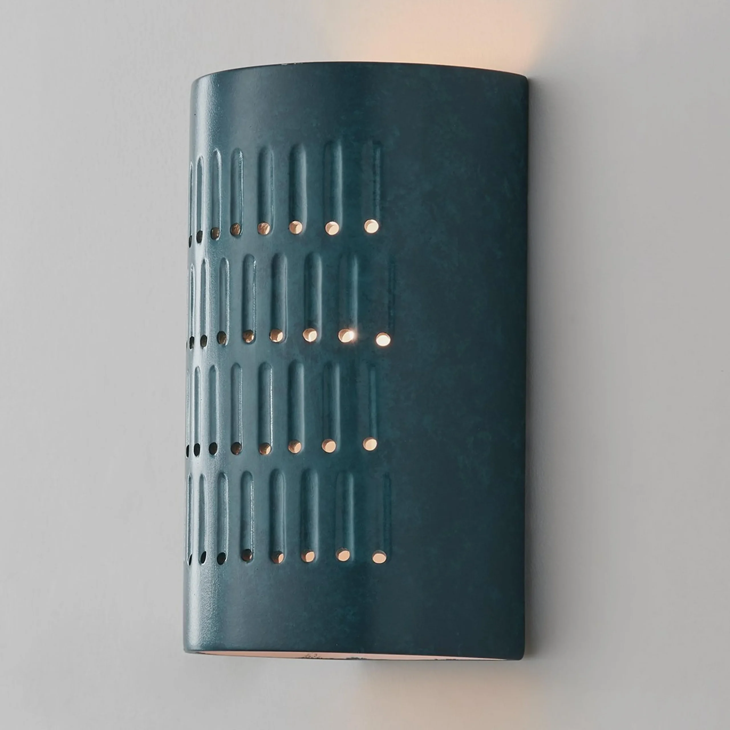 Drip Dot Ceramic Sconce - Small