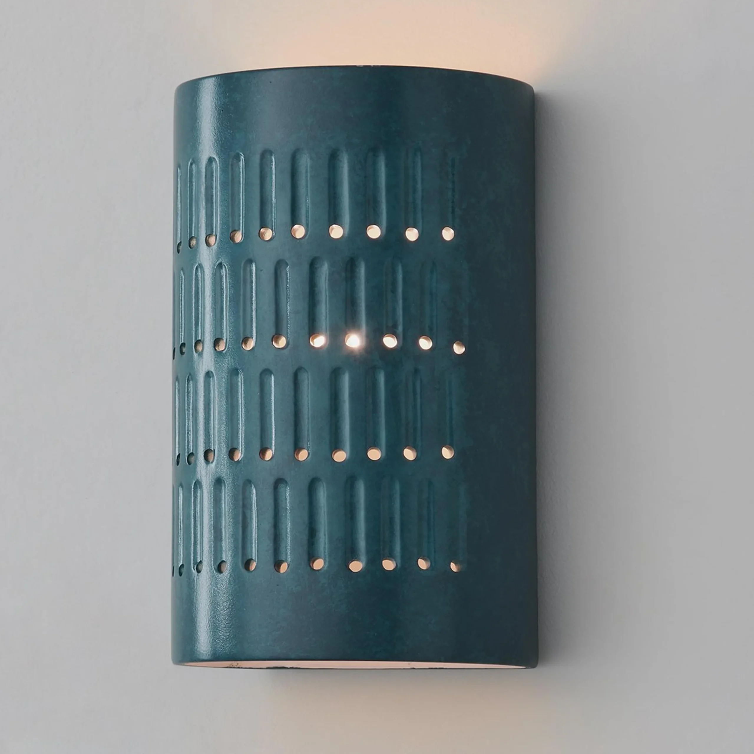Drip Dot Ceramic Sconce - Small