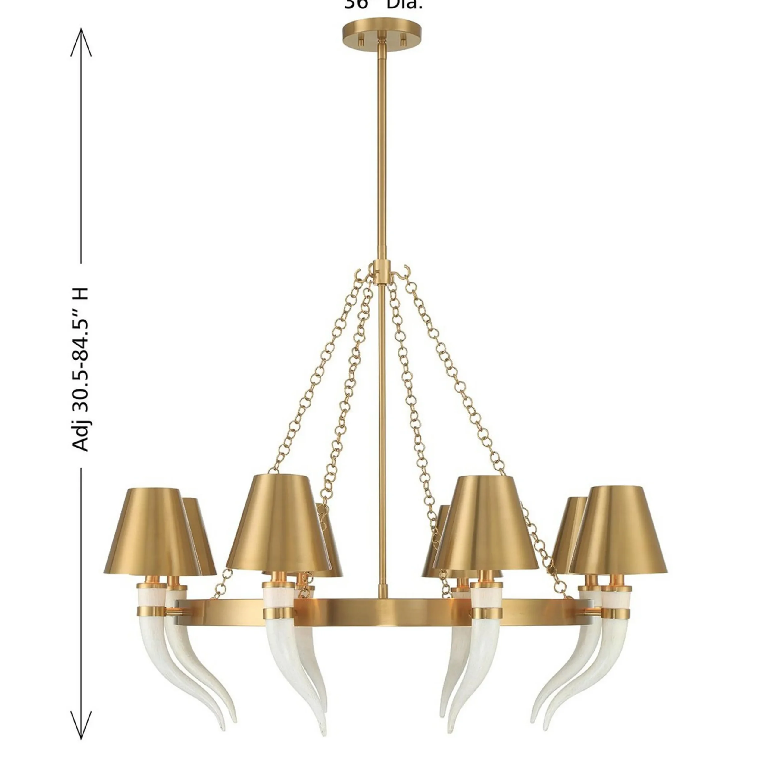 Dynasty Chandelier - 8 Light