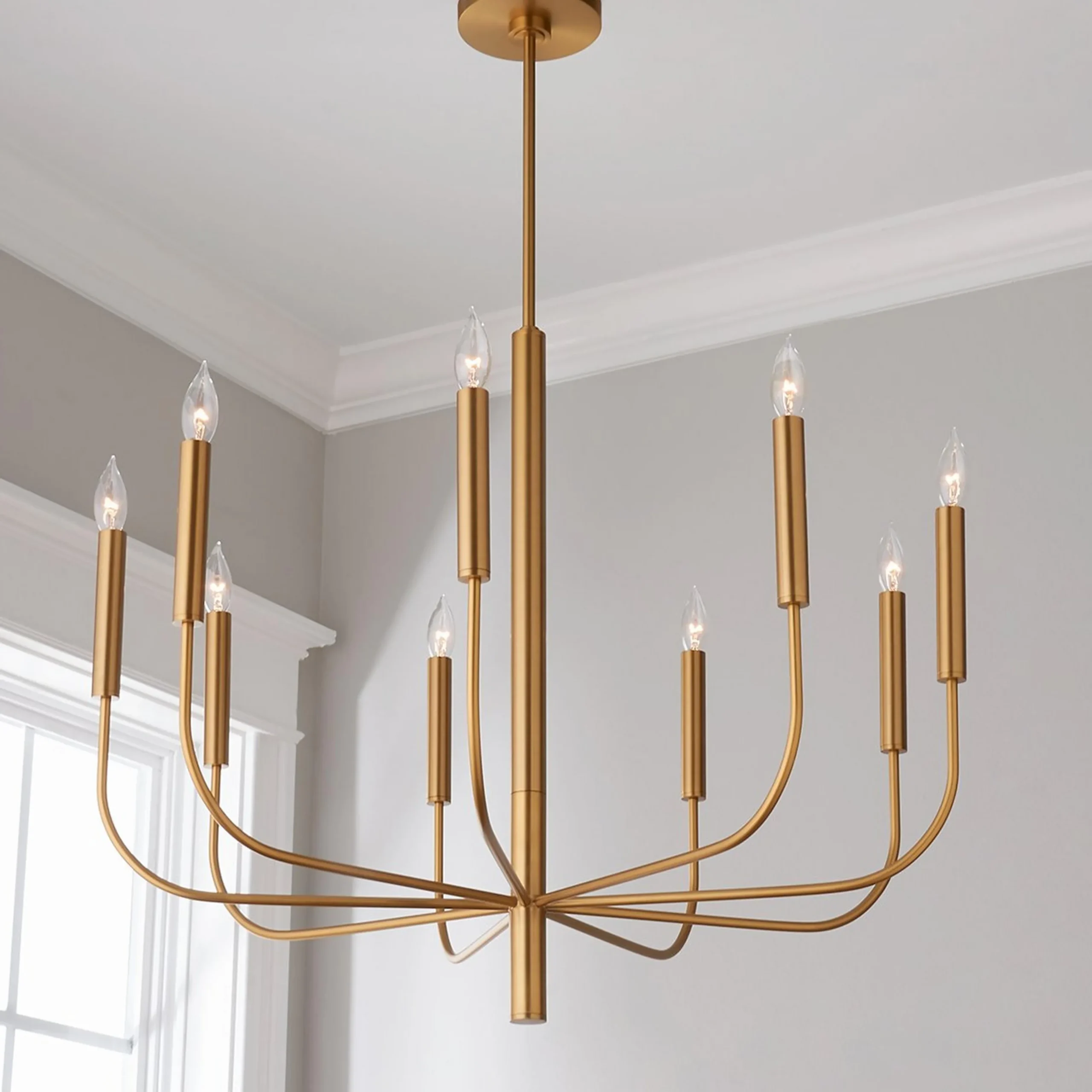 ED Ellen DeGeneres Brianna 9 Light Chandelier