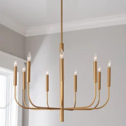 ED Ellen DeGeneres Brianna 9 Light Chandelier