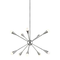ED Ellen DeGeneres Jax 10 Light Chandelier