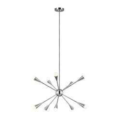 ED Ellen DeGeneres Jax 10 Light Chandelier