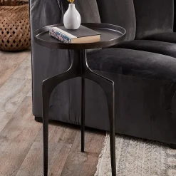 Electroplate End Table