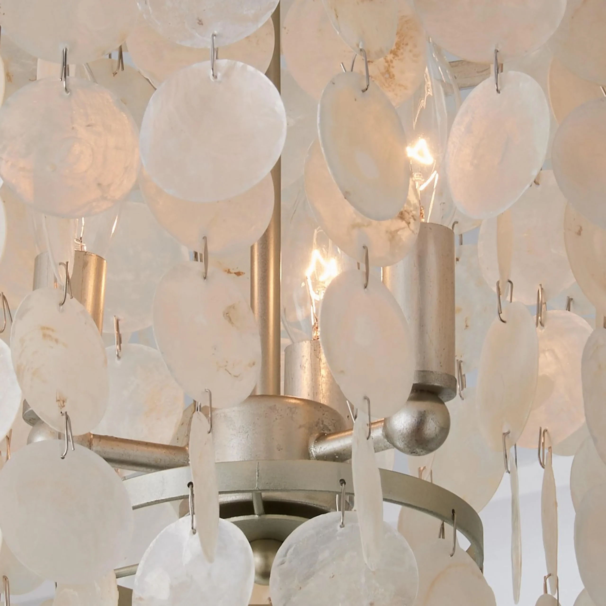 Elegant Capiz Shell Ceiling Light