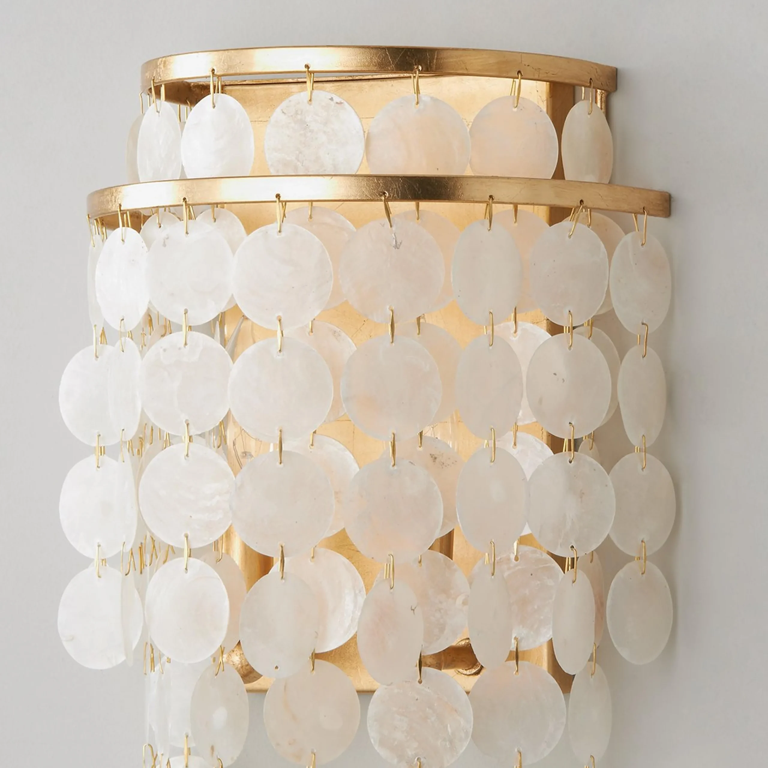 Elegant Capiz Shell Sconce
