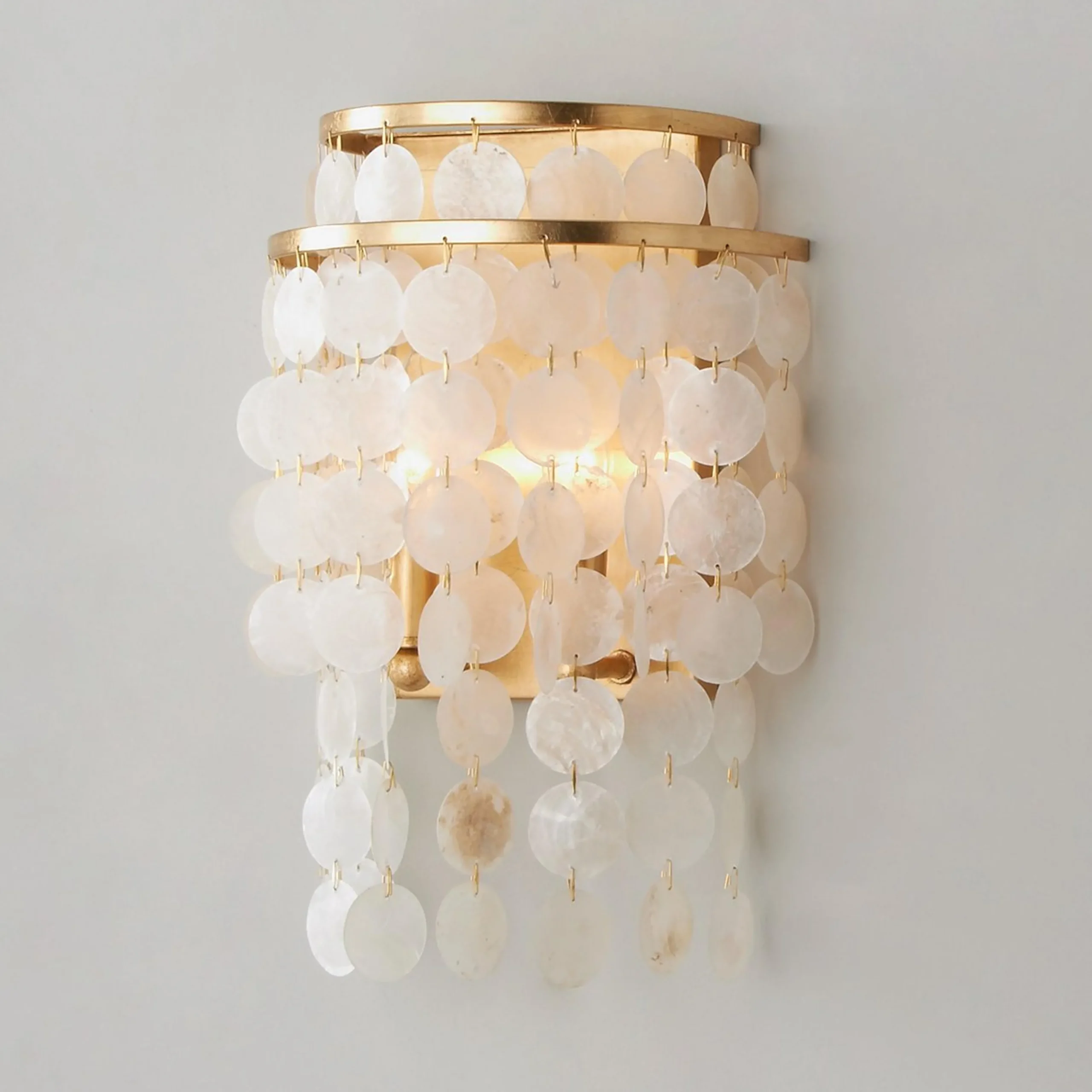 Elegant Capiz Shell Sconce
