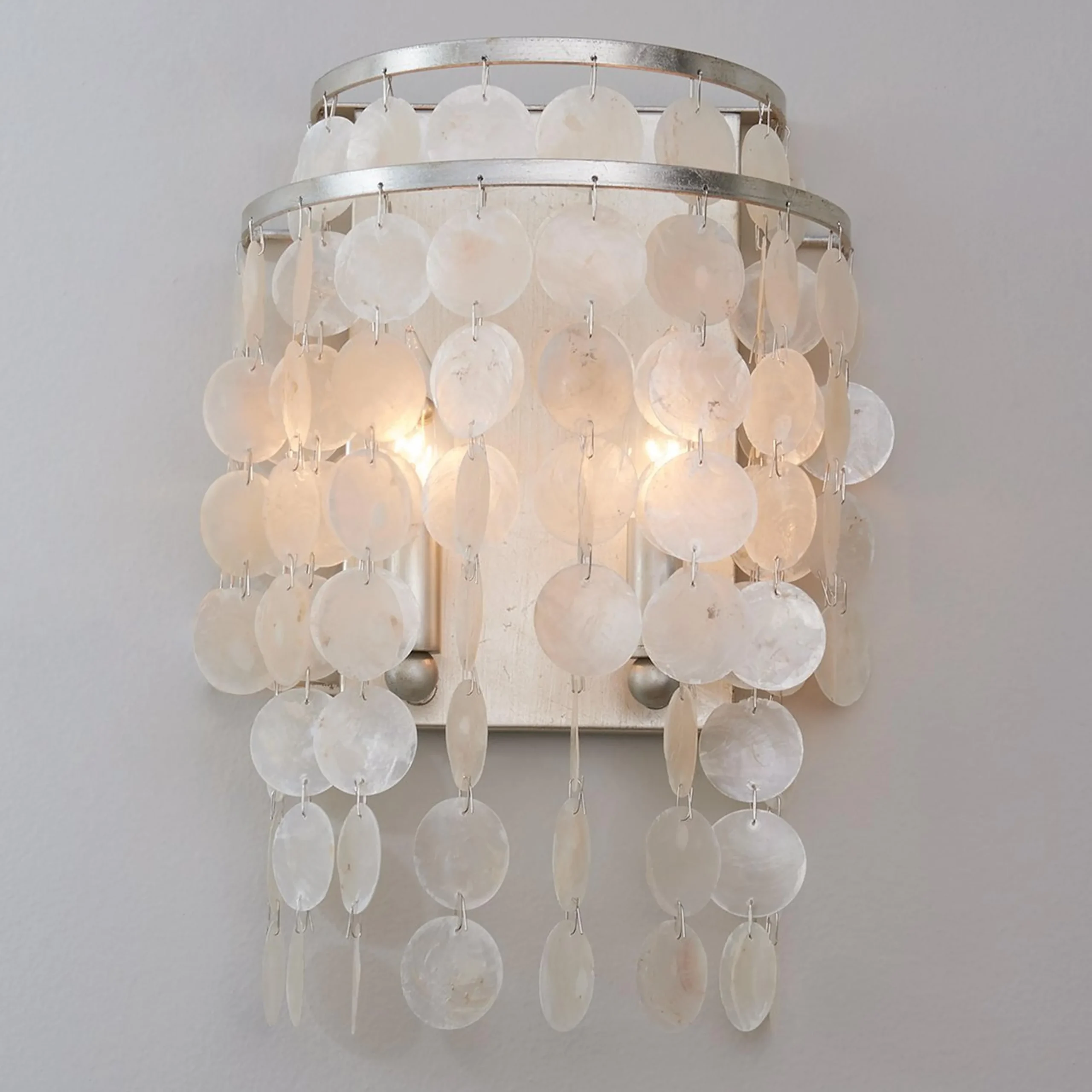Elegant Capiz Shell Sconce