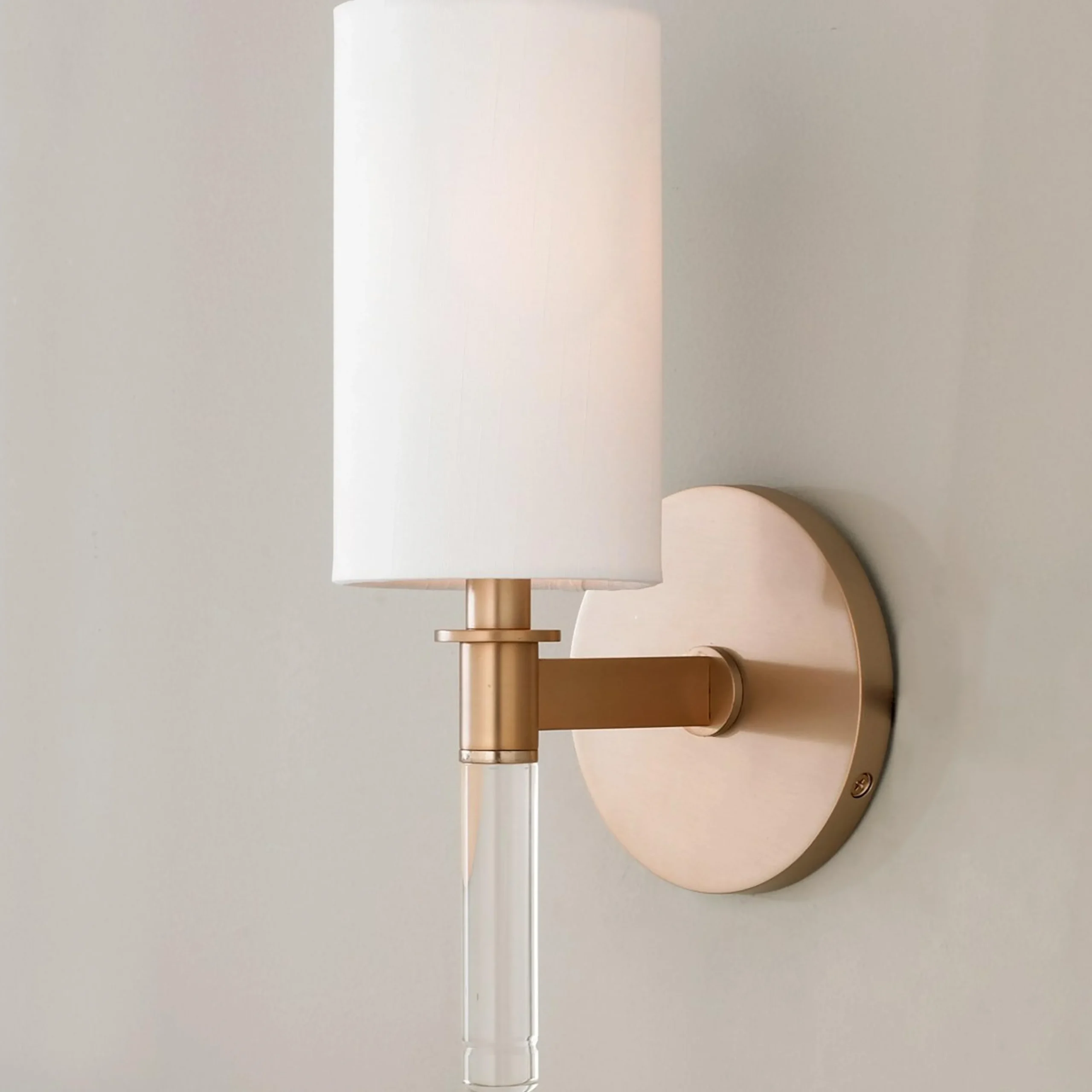 Elegant Crystal Stem Sconce