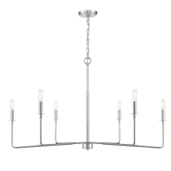 Elongated Spoke Chandelier