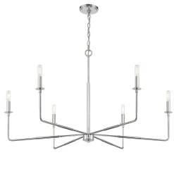Elongated Spoke Chandelier