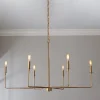 Elongated Spoke Chandelier