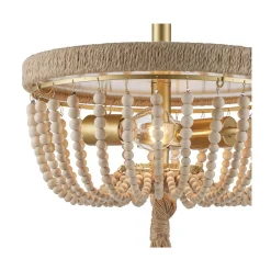 Ember Beaded Semi-Flush Ceiling Light