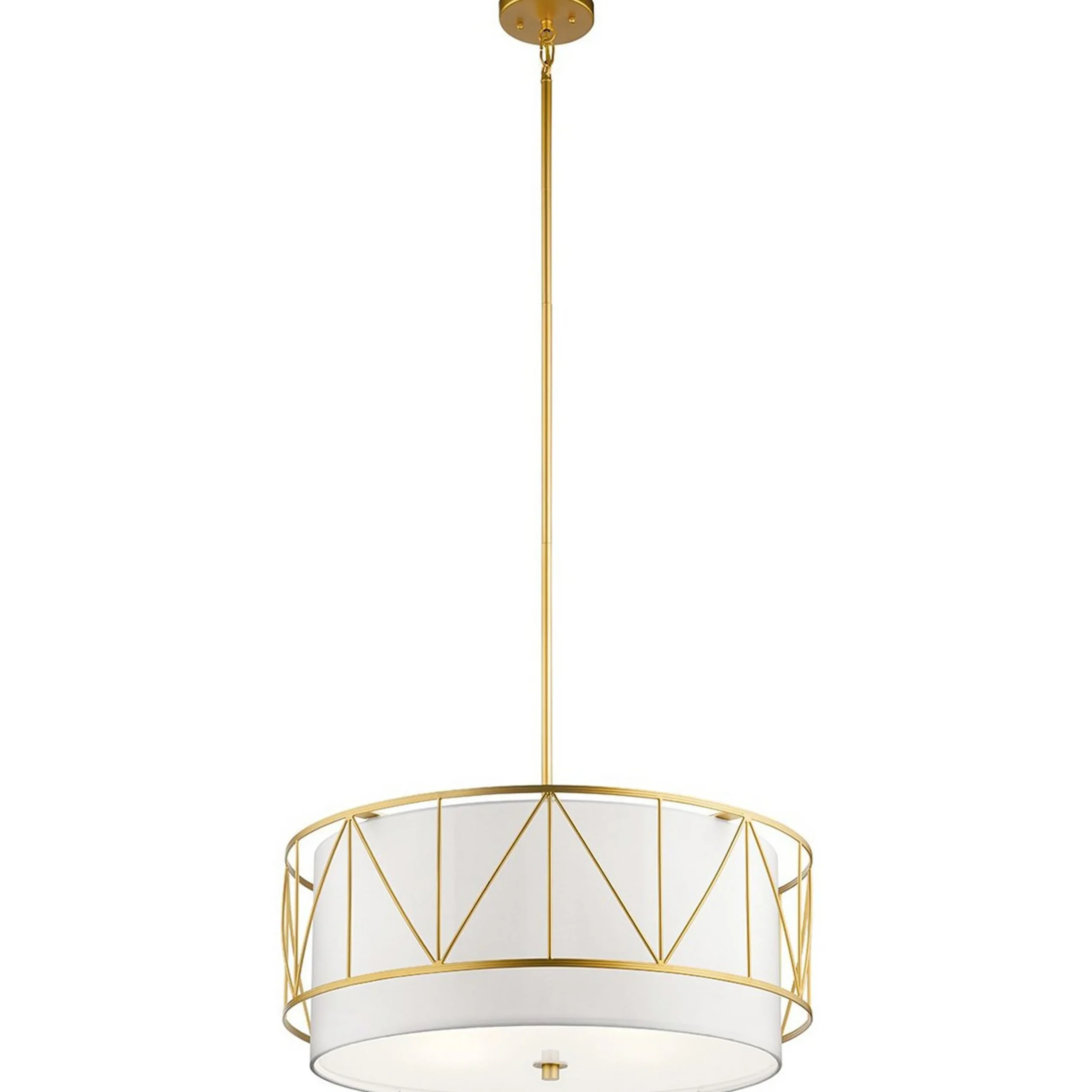 Emmy Geo Drum Chandelier - Large