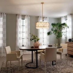 Emmy Geo Drum Chandelier - Large