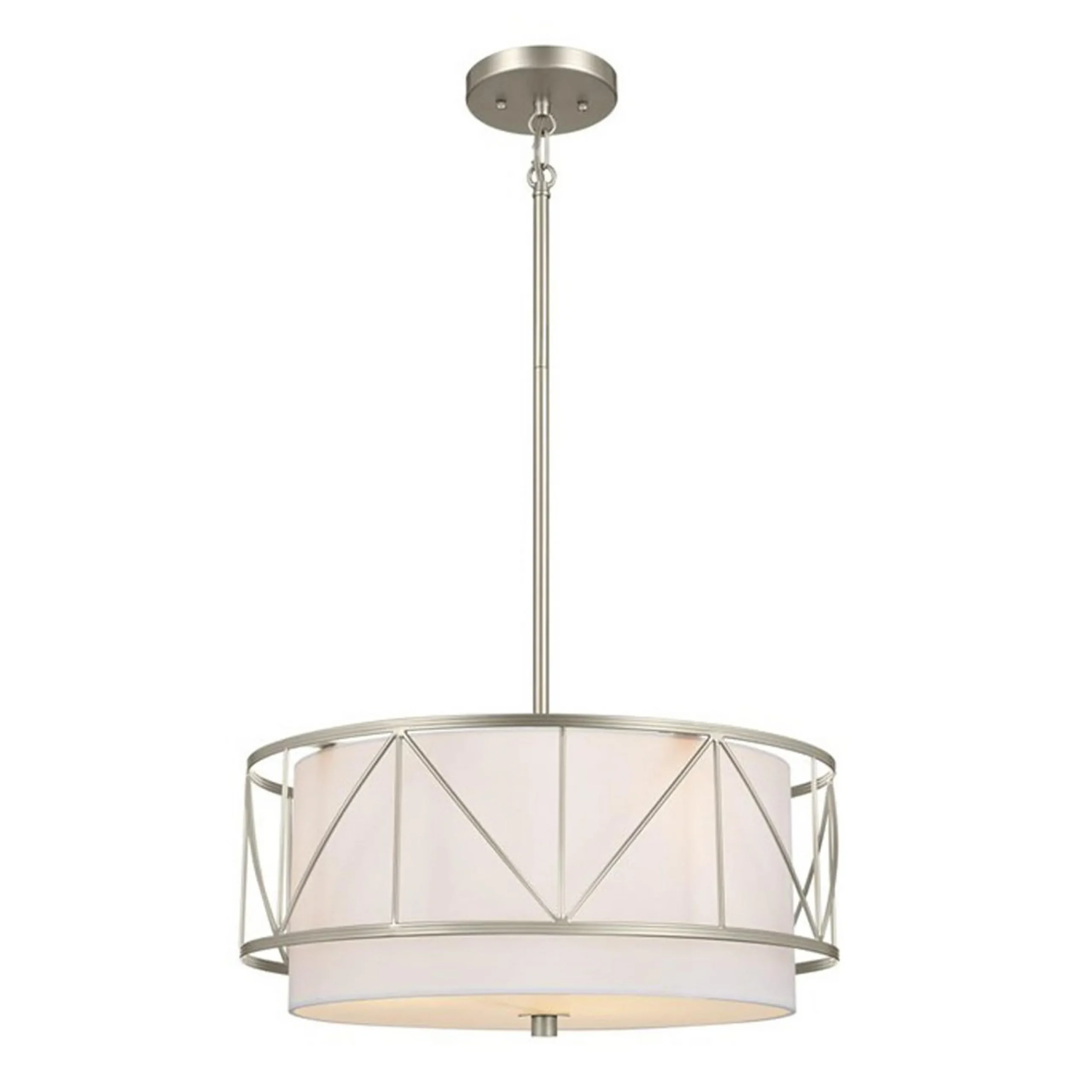 Emmy Geo Drum Chandelier - Medium