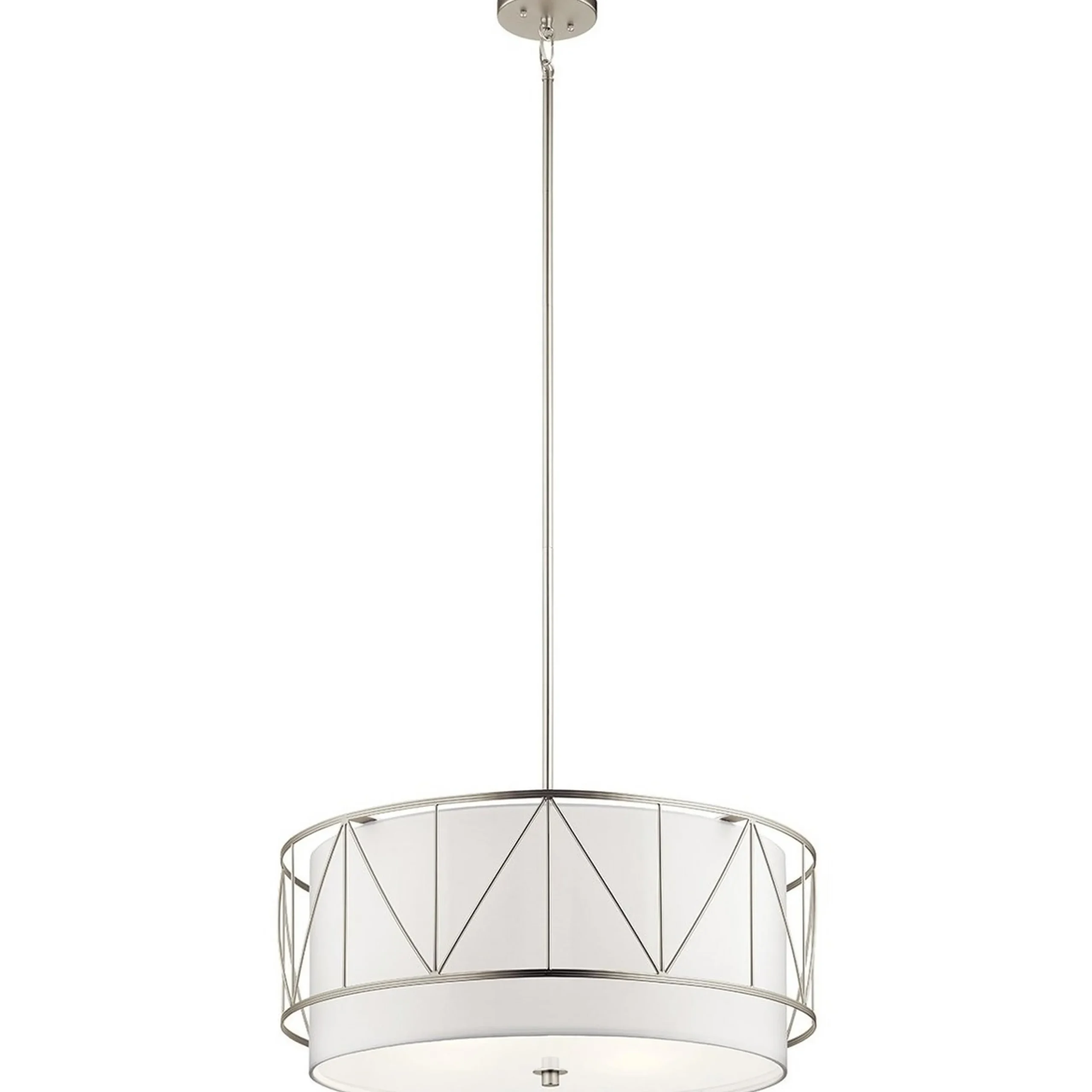 Emmy Geo Drum Chandelier - Large