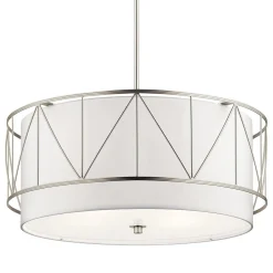 Emmy Geo Drum Chandelier - Large