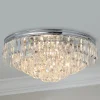 Faceted Glass Layered Ceiling Light