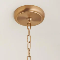 Faceted Glass Layered Chandelier - 25