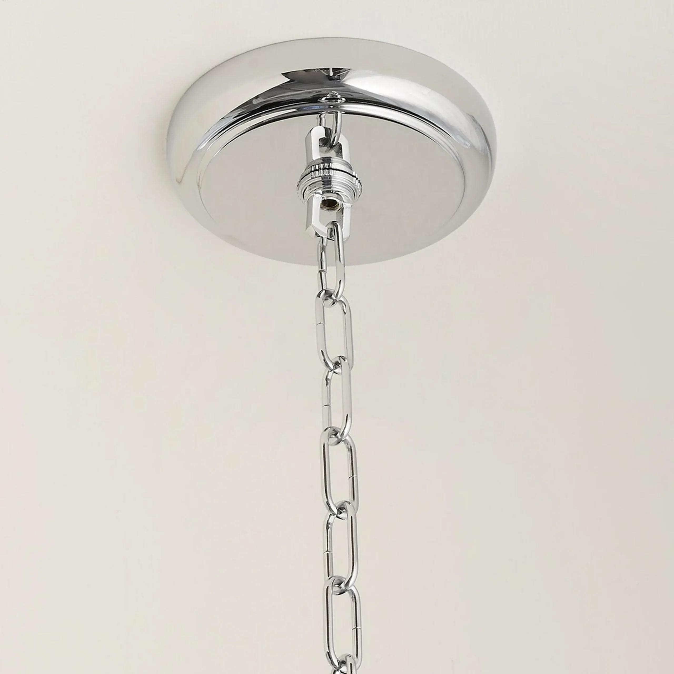 Faceted Glass Layered Chandelier - 25"