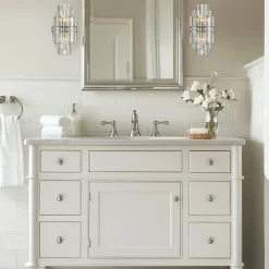Faceted Regina Sconce