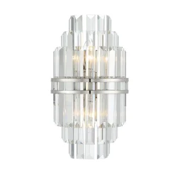 Faceted Regina Sconce
