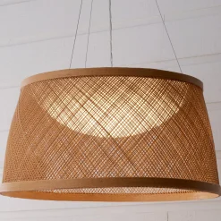 Fiber Weave LED Outdoor Pendant - Large