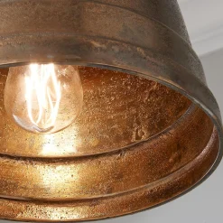 Fire and Earth Pendant - Dome - Small
