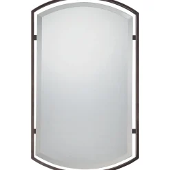 Floating Frame Rounded Rectangular Mirror