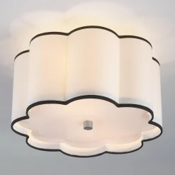 Flower Drum Shade Ceiling Light
