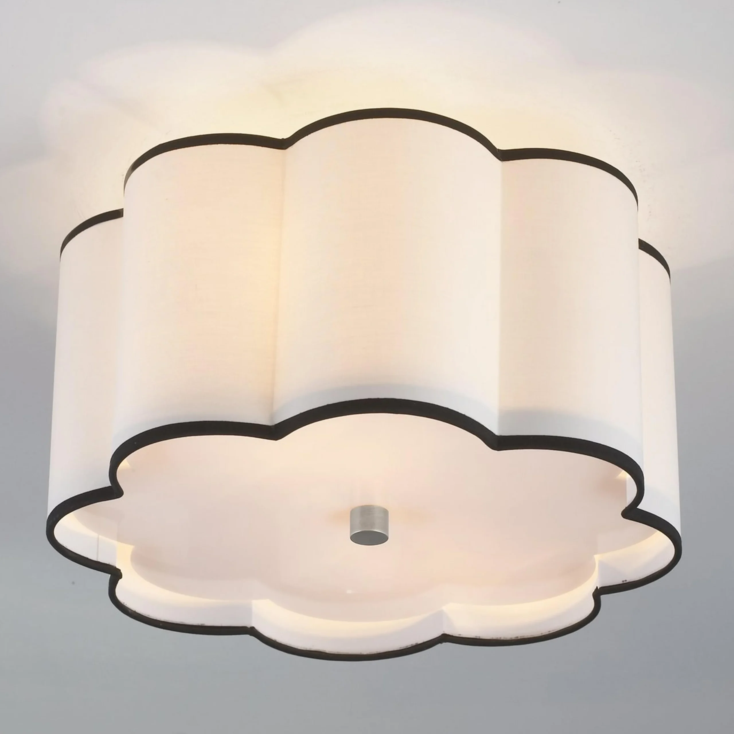 Flower Drum Shade Ceiling Light