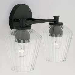 Fluted Felix Vanity Light - 2 Light