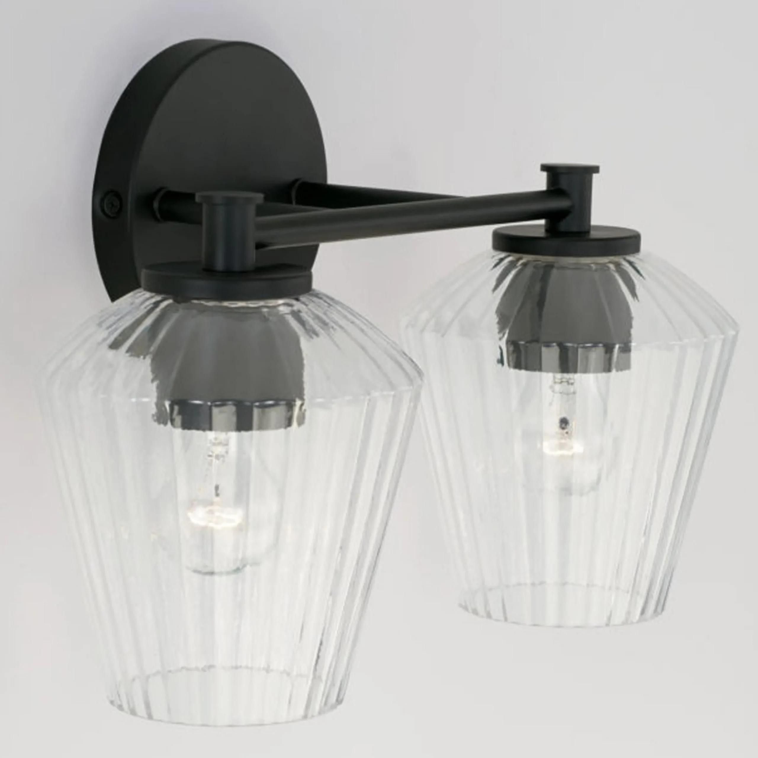 Fluted Felix Vanity Light - 2 Light