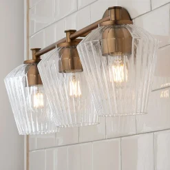 Fluted Felix Vanity Light - 3 Light