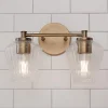 Fluted Felix Vanity Light - 2 Light