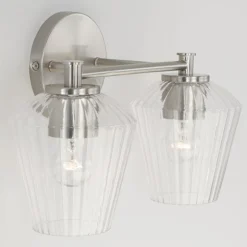 Fluted Felix Vanity Light - 2 Light
