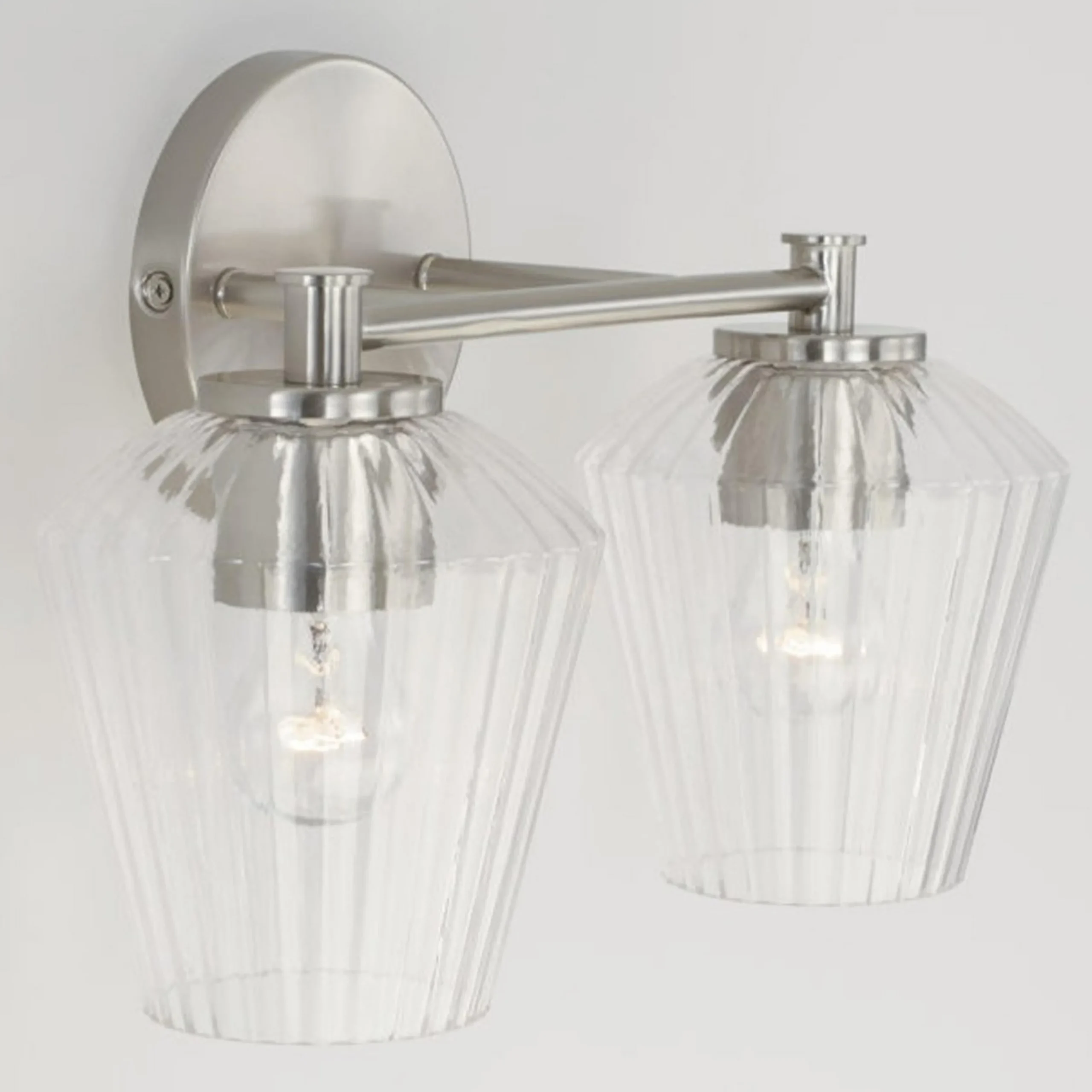 Fluted Felix Vanity Light - 2 Light